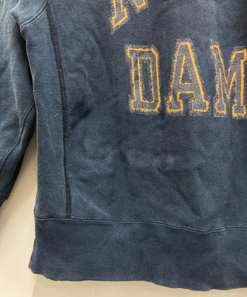 Champion REVERSE WEAVE（チャンピオン リバース ウィーブ）Champion REVERSE WEAVE (チャンピオン リバース ウィーブ) 80's カレッジプリントスウェット ネイビー サイズ:LARGEの古着・服飾アイテム
