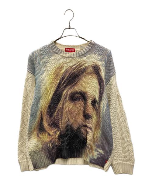 SUPREME（シュプリーム）Supreme (シュプリーム) Kurt Cobain Sweater ホワイト サイズ:Mの古着・服飾アイテム