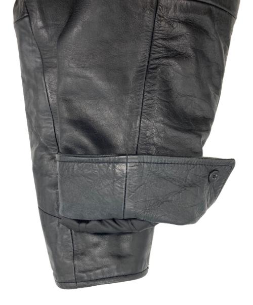 GAP（ギャップ）GAP (ギャップ) レザーカーコート ブラック サイズ:Sの古着・服飾アイテム