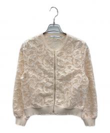 ANAYI（アナイ）の古着「フルールジップブルゾン」｜ピンク