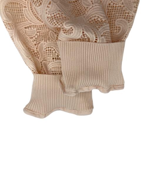 ANAYI（アナイ）ANAYI (アナイ) フルールジップブルゾン ピンク サイズ:Mの古着・服飾アイテム