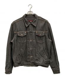 GUESS（ゲス）の古着「デニムジャケット」｜ブラック