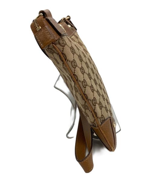 GUCCI（グッチ）GUCCI (グッチ) GGキャンバス スタッズ ショルダーバッグ ベージュの古着・服飾アイテム
