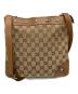 GUCCI（グッチ）の古着「GGキャンバス スタッズ ショルダーバッグ」｜ベージュ
