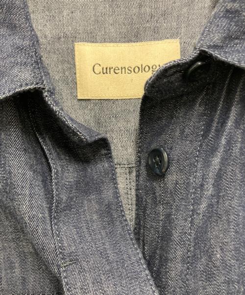 Curensology（カレンソロジー）Curensology (カレンソロジー) デニムジャンプスーツ インディゴ サイズ:FREEの古着・服飾アイテム
