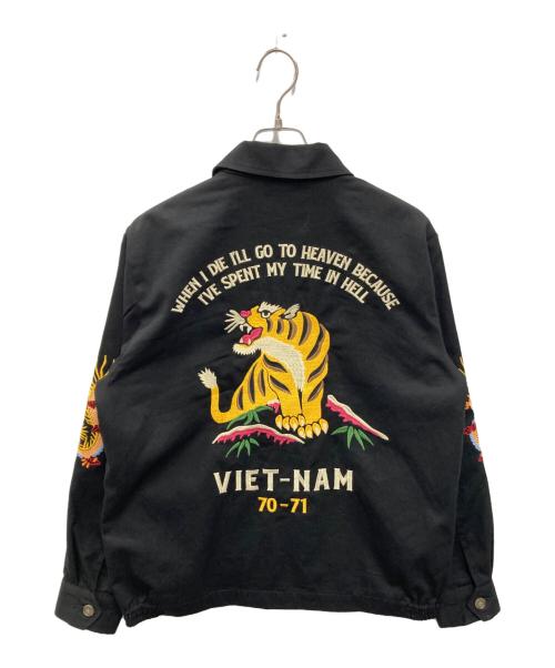 HOUSTON（ヒューストン）HOUSTON (ヒューストン) VIETNAM JACKET ブラック サイズ:Mの古着・服飾アイテム