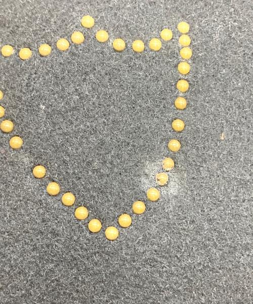 Schott（ショット）Schott (ショット) HTC (エイチティーシー) スタッズPコート ブラック サイズ:34の古着・服飾アイテム