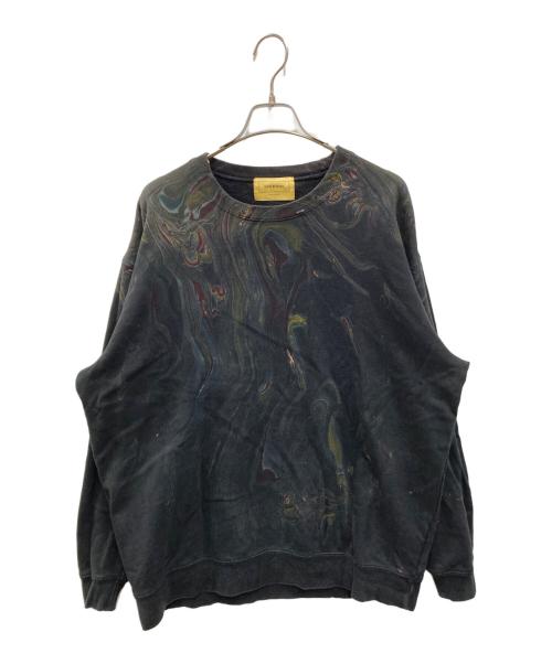 seven by seven（セブンバイセブン）SEVEN BY SEVEN (セブンバイセブン) Hydro dip dye PULLOVER ブラック サイズ:Lの古着・服飾アイテム