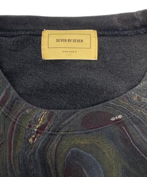 seven by seven（セブンバイセブン）SEVEN BY SEVEN (セブンバイセブン) Hydro dip dye PULLOVER ブラック サイズ:Lの古着・服飾アイテム