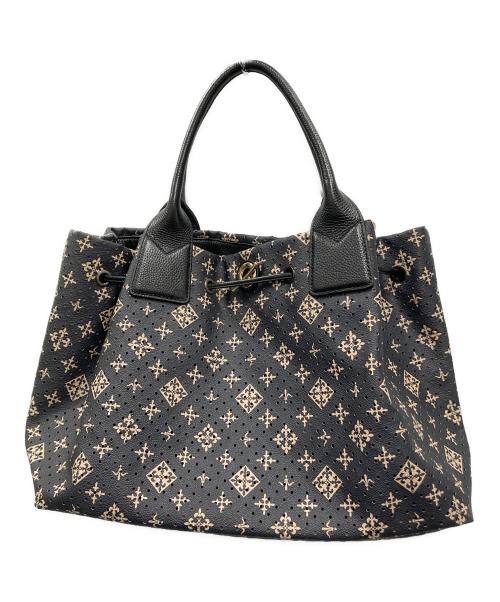 russet（ラシット）russet (ラシット) パンチングトートバッグ ブラックの古着・服飾アイテム