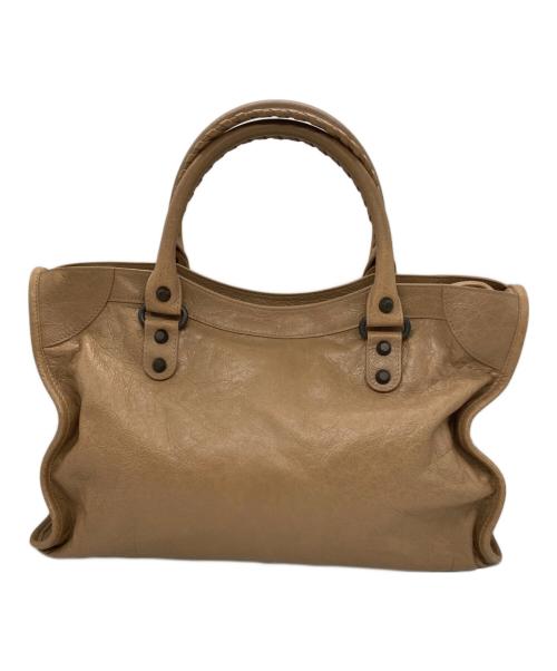 BALENCIAGA（バレンシアガ）BALENCIAGA (バレンシアガ) LE CITY MEDIUM バッグ ベージュの古着・服飾アイテム