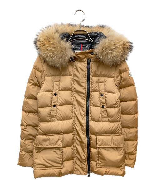 MONCLER（モンクレール）MONCLER (モンクレール) MEL ダウンジャケット ベージュ サイズ:00の古着・服飾アイテム