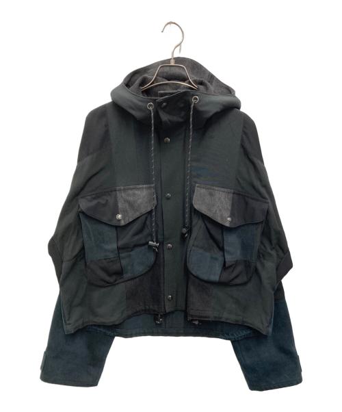 nomadism（ノマディズム）nomadism (ノマディズム) マウンテンジャケット ブラック×ネイビー サイズ:FREEの古着・服飾アイテム