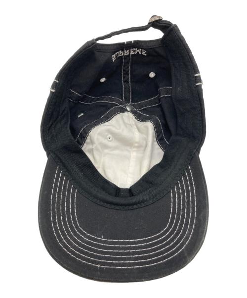 SUPREME（シュプリーム）Supreme (シュプリーム) BIG STITCH 6-PANEL CAP ブラックの古着・服飾アイテム