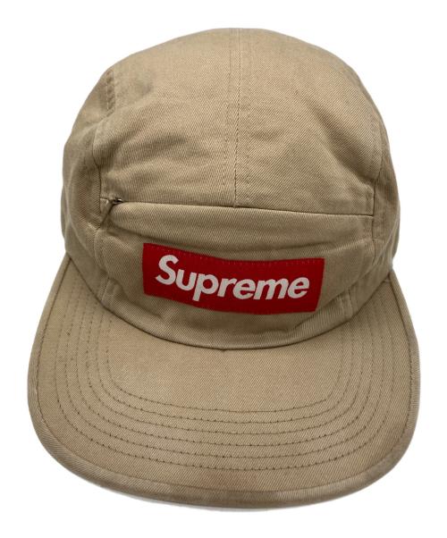 SUPREME（シュプリーム）Supreme (シュプリーム) Jacquard Camp CAP ベージュの古着・服飾アイテム