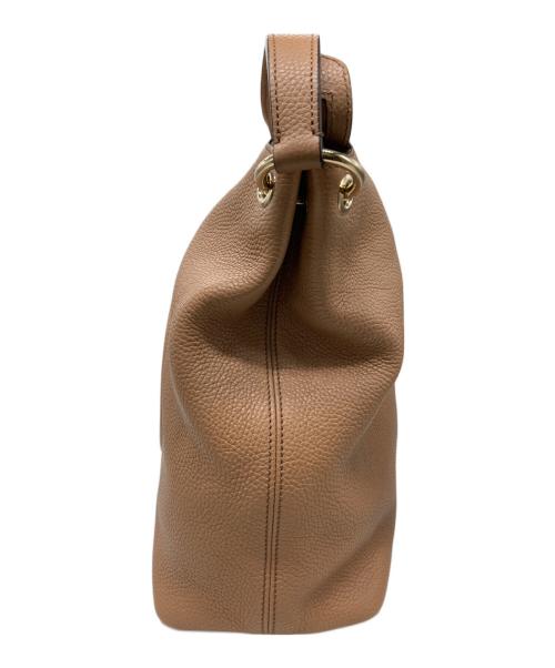 GUCCI（グッチ）GUCCI (グッチ) インターロッキングGソーホー2WAYバッグ ピンクベージュの古着・服飾アイテム