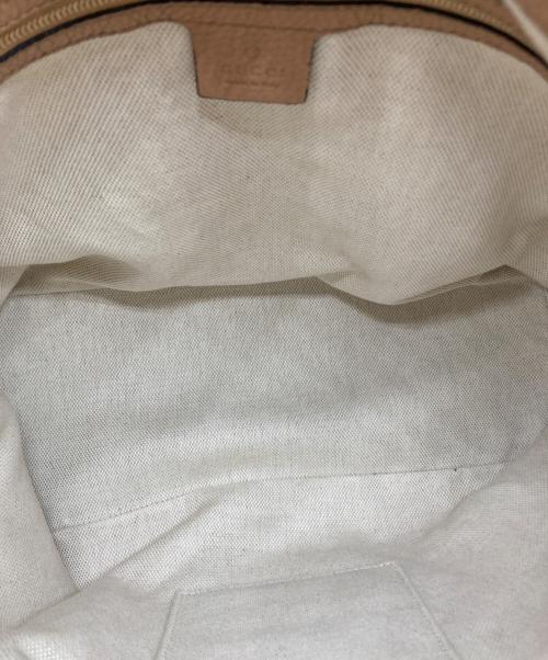 GUCCI（グッチ）GUCCI (グッチ) インターロッキングGソーホー2WAYバッグ ピンクベージュの古着・服飾アイテム