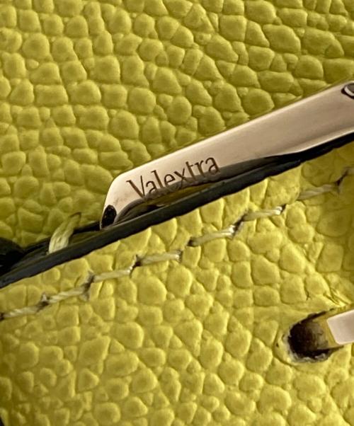 Valextra（ヴァレクストラ）Valextra (ヴァレクストラ) バケットスモール ショルダーバッグ イエローの古着・服飾アイテム