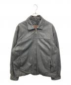 Timberlandティンバーランド）の古着「［古着］レザージャケット」｜ブラック