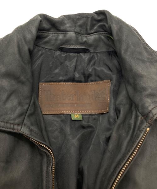 Timberland（ティンバーランド）Timberland (ティンバーランド) ［古着］レザージャケット ブラック サイズ:Mの古着・服飾アイテム