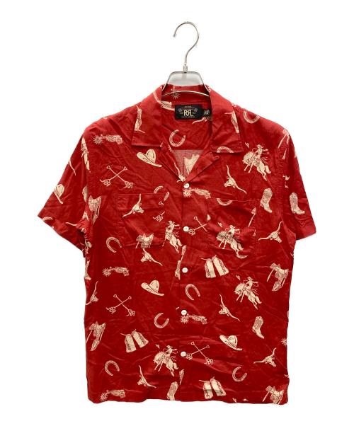 RRL（ダブルアールエル）RRL (ダブルアールエル) WESTERN CAMP SHIRTS レッド サイズ:Sの古着・服飾アイテム