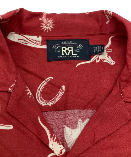 RRL（ダブルアールエル）RRL (ダブルアールエル) WESTERN CAMP SHIRTS レッド サイズ:Sの古着・服飾アイテム