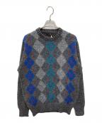 BROOKS BROTHERSブルックスブラザーズ）の古着「アーガイル柄ニット」｜グレー