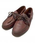 PARABOOTパラブーツ）の古着「デッキシューズ」｜ブラウン