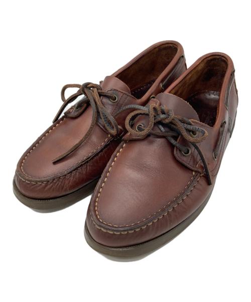 PARABOOT（パラブーツ）PARABOOT (パラブーツ) デッキシューズ ブラウン サイズ:7の古着・服飾アイテム