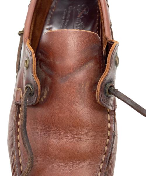 PARABOOT（パラブーツ）PARABOOT (パラブーツ) デッキシューズ ブラウン サイズ:7の古着・服飾アイテム