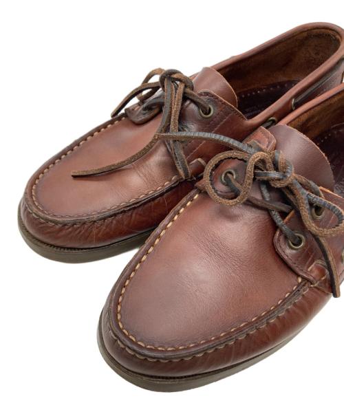 PARABOOT（パラブーツ）PARABOOT (パラブーツ) デッキシューズ ブラウン サイズ:7の古着・服飾アイテム