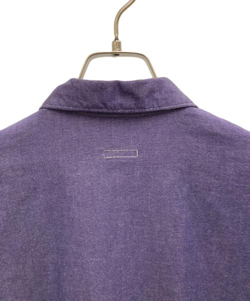 COMOLI（コモリ）COMOLI (コモリ) コットンオープンカラーシャツ パープル サイズ:2の古着・服飾アイテム