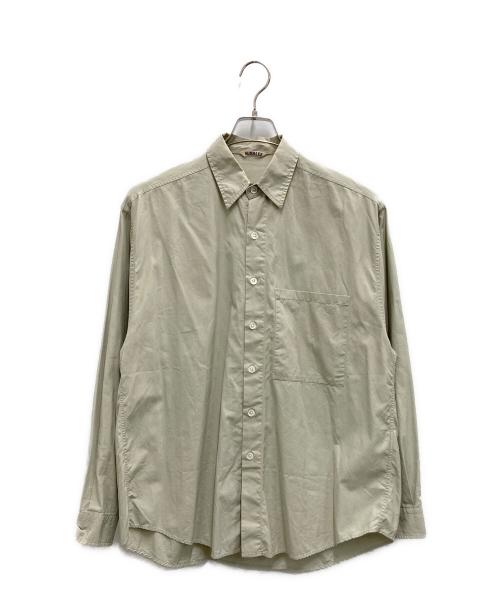 AURALEE（オーラリー）AURALEE (オーラリー) WASHED FINX TWILL BIG SHIRTS ベージュ サイズ:3の古着・服飾アイテム