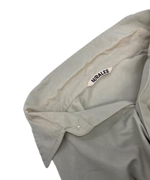 AURALEE（オーラリー）AURALEE (オーラリー) WASHED FINX TWILL BIG SHIRTS ベージュ サイズ:3の古着・服飾アイテム