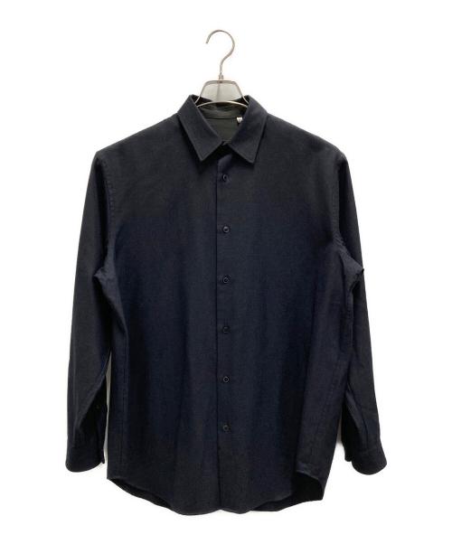 KAPTAIN SUNSHINE（キャプテンサンシャイン）KAPTAIN SUNSHINE (キャプテンサンシャイン) Regular Collar Shirt ネイビー サイズ:38の古着・服飾アイテム