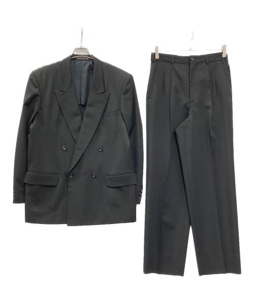 COMME des GARCONS HOMME（コムデギャルソン オム）COMME des GARCONS HOMME (コムデギャルソン オム) ダブルジャケットセットアップ ブラック サイズ:Sの古着・服飾アイテム