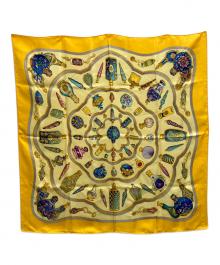 HERMES（エルメス）の古着「Qu'importe le flacon スカーフ」｜イエロー