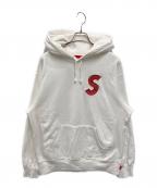 SUPREMEシュプリーム）の古着「S Logo Hooded Sweatshirt」｜ホワイト