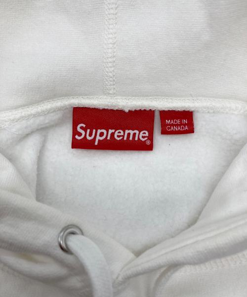 SUPREME（シュプリーム）Supreme (シュプリーム) S Logo Hooded Sweatshirt ホワイト サイズ:Mの古着・服飾アイテム