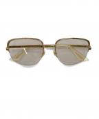 GUCCIグッチ）の古着「サングラス」｜ピンク×ゴールド