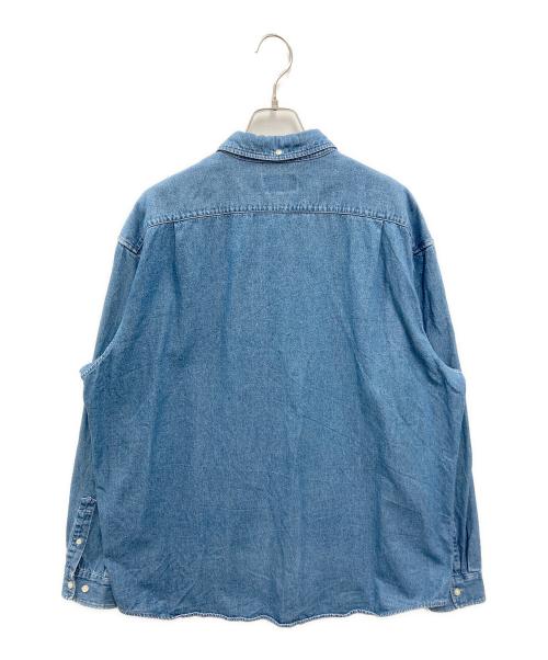 SUPREME（シュプリーム）Supreme (シュプリーム) Small Box Logo Shirt インディゴ サイズ:XLの古着・服飾アイテム