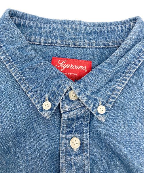 SUPREME（シュプリーム）Supreme (シュプリーム) Small Box Logo Shirt インディゴ サイズ:XLの古着・服飾アイテム