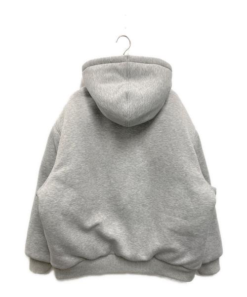 SUPREME（シュプリーム）Supreme (シュプリーム) THE NORTH FACE (ザ ノース フェイス) Down Filled Zip Up Hooded Sweatshirt グレー サイズ:XLの古着・服飾アイテム