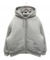 Supreme（シュプリーム）の古着「Down Filled Zip Up Hooded Sweatshirt」｜グレー