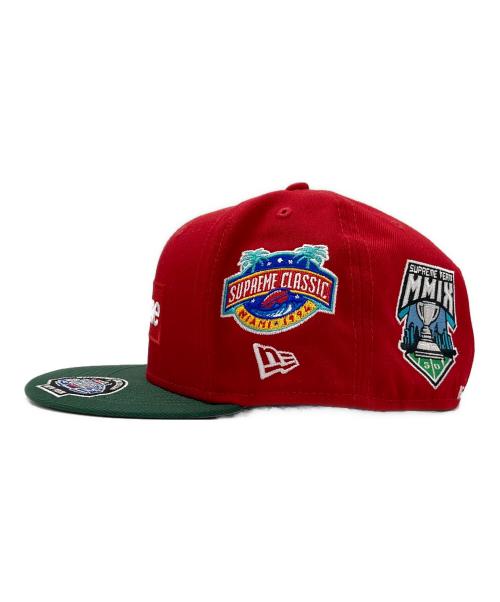 SUPREME（シュプリーム）SUPREME (シュプリーム) Championships Box Logo Cap レッド×グリーン サイズ:7 8/5の古着・服飾アイテム