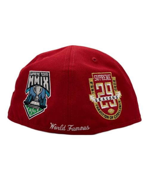 SUPREME（シュプリーム）SUPREME (シュプリーム) Championships Box Logo Cap レッド×グリーン サイズ:7 8/5の古着・服飾アイテム