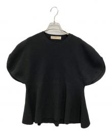 Heve（ヘイヴ）の古着「Arch Peplum knit」｜ブラック