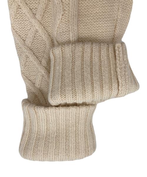 AND MARY（アンドマリー）AND MARY (アンドマリー) Mary logo cable knit set アイボリー サイズ:FREE 未使用品の古着・服飾アイテム