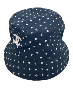 ⭐️CHANELデニムハット(未使用品)⭐️ 中古・古着通販】CHANEL (シャネル) ロゴ刺繍デニムバケットハット