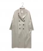 1er Arrondissementプルミエ アロンディスモン）の古着「ダブルビーバーダブルブレストコート」｜アイボリー